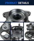 Rear Wheel Bearing And Hub Assembly For AWD Toyota Highlander 04 13 Venza 09 16 RX330 04 06 RX350 07 09 RX400h 06 08 details