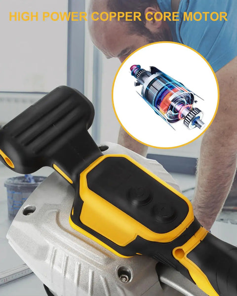 Cordless Tile Vibration Leveling Machine For 20V Battery showing high power copper core motor