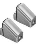 Two Pack Glass Shelf Brackets For Bathroom And Office, Zinc Alloy Build With Beautiful Finish, Heavy Duty Support, Adjustable Fixed Brackets