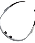 Nemesis Safety Glasses With Clear Anti Fog Lenses And Silver Frame Sporty Lightweight Design For All Day Comfort