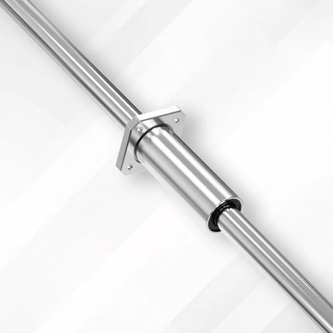LMK12LUU Square Flange Linear Ball Bearing Set 12mm ID By 21mm OD By 57mm Length with double seal on metal rod