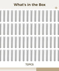 72 Pack Dowel Pins in Bearing Steel, Heavy Duty Precision Ground 3mm Cylindrical Alignment Pins displayed in rows