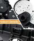 Hvac Blend Door Actuator Replacement Fits 87106 0C140 for 2007 2021 Toyota Tundra and 2008 2022 Sequoia showing gears and housing.