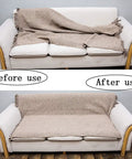 Keep Your Sheets Locked Down, Flat Out Stop Slipping On Frames, Heavy Twist Anchors For Bedskirts And Slipcovers on couch