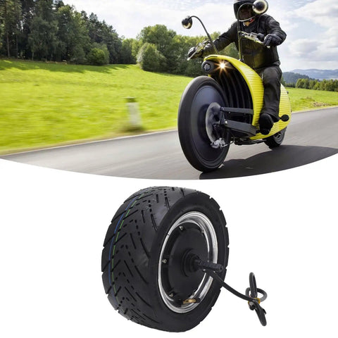 Beefed Up 11 Inch Wheel Hub Motor For Electric Motorcycle And Scooter 1500W To 4000W Brushless DC Drive 48 To 72V