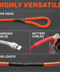 Must-Have Heat Shrink Tubing Kit 3:1 Adhesive Lined Waterproof Marine Grade Black on rope, charging, battery cables, wire joints.