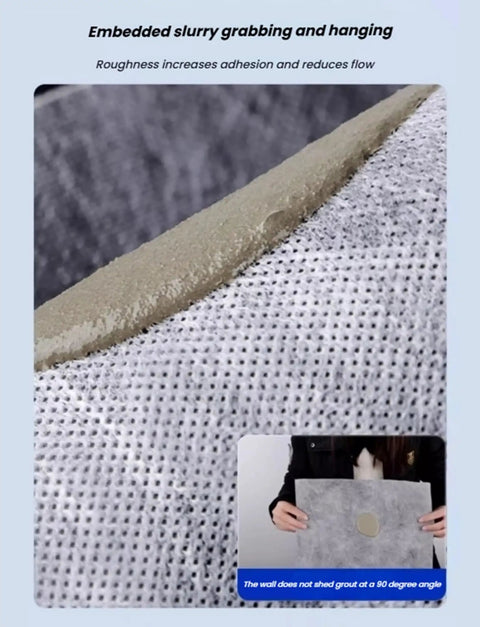 Heavy Duty Waterproof Roof Underlayment Roll With Breathable Polyethylene Fabric close-up showing rough texture for better adhesion.