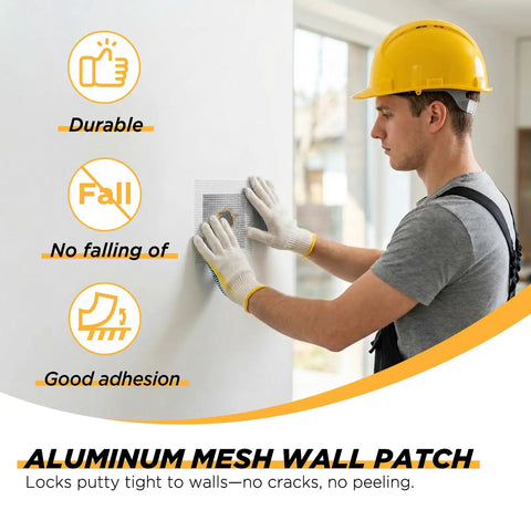 20 Pack Drywall Patch Kit With 2 Inch 4 Inch 6 Inch And 8 Inch Patches Scrapers And Sandpaper For Quick Easy Hole Repair On Drywall Use With Wall Filler And Spackle DIY Home Improvement Patch Solution
