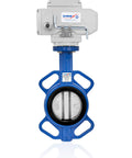 Snag This Badass 12 Inch Wafer Butterfly Valve With 24V DC Electric Actuator for heavy duty flow control in water systems.