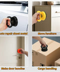 Orange Suction Cup Dent Puller Kit For Car Body Repair With Dent Remover Tool And Two Small Dent Repair Tools Includes Microfiber Wash Mitt For Hail Damage And Easy Auto Body Dent Fix black suction cup used on car panel and furniture
