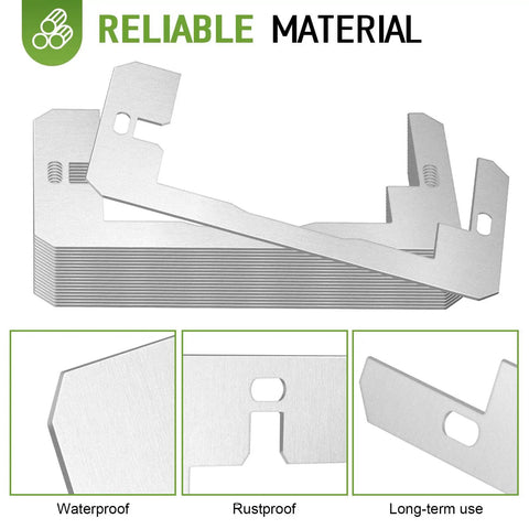 20 Pack Silver Wall Plate Spacers for Switches and Receptacles, Metal Flush Fit Device Leveling Plates, rustproof stack.