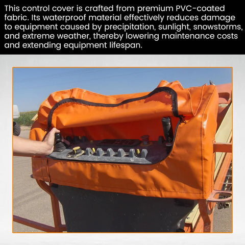 Premium Orange Control Box Cover Straight Up Replacement For Jlg Boom Lift Pre 2015 Direct Swap Built Like A Tank With Tight Fit And Rock Solid Durability To Keep Your Rig Running Smooth