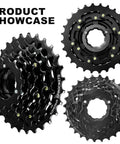 7 Speed Bike Cassette CS-HG200 12-28T Sprocket for Mountain and Folding Bikes, Anti Chain Drop for Smooth Shifting