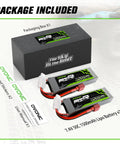Two Pack 7.4V 1500mAh 50C LiPo Battery 2S with Soft Case Deans T Connector for Foamy RC Planes Helicopters RC Cars