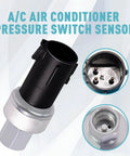 Ford AC Pressure Transducer Switch Sensor Direct Fit Plug And Play Air Conditioning Clutch Pressure Sensor Switch image