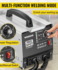 Pro Grade Stud Welder Dent Repair Kit With 1.8KW Spot Welder Auto Or Manual Welding And 7 Adjustable Modes control panel