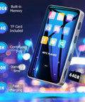 96GB Bluetooth 5.0 MP3 Player With Lossless Music MP4 Support FM Radio HD Speaker Super Light Metal Shell Touch Button Control