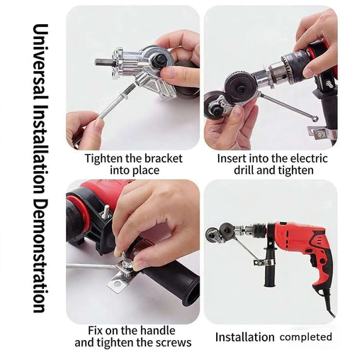 Universal installation guide for Drill Nibbler Attachment For Sheet Metal Cutting Turns Your Drill Into A Fast Burr Free Metal Cutter