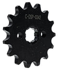 Close-up of sprocket from Honda Grom Drive Chain And Sprocket Combo 15T Front 34T Rear 420 X Ring Chain 106 Links Master Link Clip