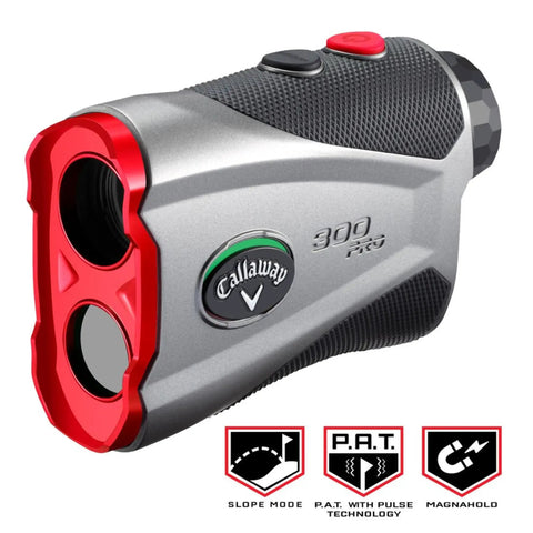 300 Pro Slope Laser Rangefinder For Golf, 6x Magnification, Elevation And Slope Adjusted Distance in a compact design
