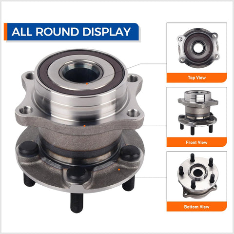 Rear Wheel Bearing And Hub Assembly 512401 Fits 2013 To 2016 Scion FR-S, 2013 To 2019 Subaru BRZ, multiple views displayed