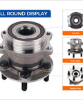 Rear Wheel Bearing And Hub Assembly Pair Fits 13-16 Scion FR-S, 13-19 Subaru BRZ, 19-21 Crosstrek, 09-13 Forester, product views