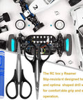 RC Body Trim Kit With Reamer Hole Puncher And Curved And Straight Scissors for precise cutting on RC car parts