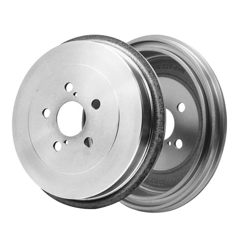 Rear Drum Brake Kit For Toyota Corolla 2009-2019 With Drum Brakes Includes 2 Rear Drums Viewed From Side
