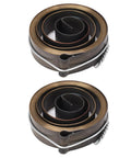 2 Pack Drill Press Return Spring Chrome Plated Stable Quill Spring for Horizontal and Vertical Bench Drills.