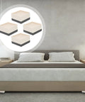 4 Pack Chair Leg Floor Protectors Glide Covers with Wear Resistant TPU Foot Pads for Wooden Floors shown under bed legs