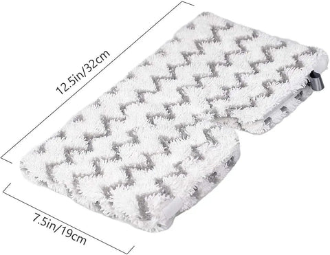 Heavy Duty Steam Mop Replacement Pad For Pocket Steam Mop Models S3501 S3601 S3901 S2901 S2902 S3550, grey microfiber pad