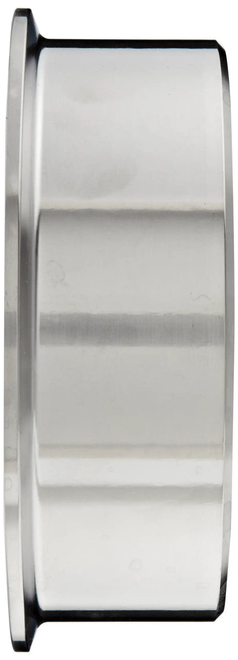 Side view of Heavy Duty Roll On Expanding Clamp Ferrule For Sanitary Fittings Stainless Steel 304 No Fuss Leak Proof Seal Fits 4 Inch Tube