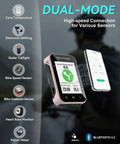 L2 GPS Bike Computer With 2 Inch Color LCD Wireless Cycling Display Bluetooth And ANT Plus IPX7 Waterproof in pink