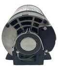 Rear view of Beefed Up One Quarter HP Electric Fan Motor 1725 RPM 115V 60Hz 48 Frame Open Drip Proof Belt Drive Ball Bearing
