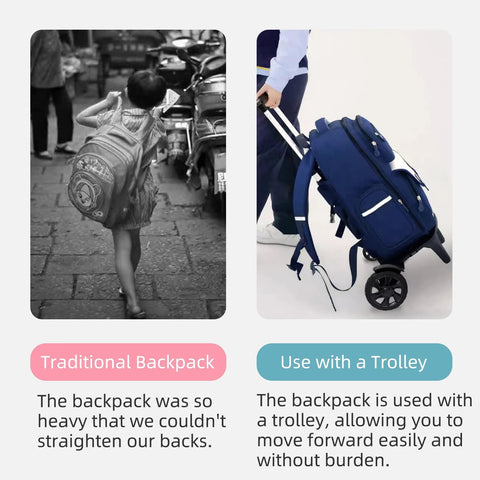 Transformable Backpack Trolley for Easy Commutes