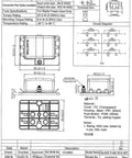 6 Way DC 12 To 32V Blade Fuse Box Holder With LED Warning Light And Protective Cover diagram with specifications