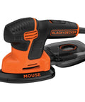 Pro Grade Detail Sander With 1.2 Amp Motor 16,000 OPM Compact Corded Power Three Position Comfort Grip Dust Collector Black+Decker