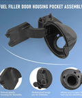 Fuel Filler Door Housing Pocket Assembly Replacement For Ford F-150 2009 2014 And Lincoln Mark LT 2010 2014 on blue background