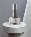 Close-up of One Half Inch By Three And One Half Inch Stainless Steel Wedge Concrete Anchors Heavy Duty Bolts for cement installation