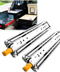 Shop Tough Heavy Duty Full Extension Drawer Slides Pro Grade Ball Bearing Side Mount Locking Rail Tracks for RV storage.