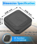 Engine Oil Filler Cap Cover Lid For BMW 3 Series E46 E90 E60 325i 330xi 325Ci 525i 525xi 530i 530xi Z4 Replacement, square design