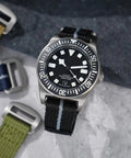 Velcro Watch Strap 20mm 22mm Sport Band For Men And Women With Black Titanium Buckle Durable Velcro Wristband
