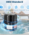 2 HP 240V Spa Blower Replacement For Air Supply Quiet Shock Absorbing Easy Installation For Pool Hot Tub And Spa Plumbing