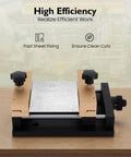 Heavy Duty Metal Sheet Marking Clamp Fixture for Cutting and Engraving Machines with Dual Track Precision and 4.72 Inch Range
