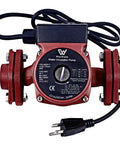 Hot Water Recirculating Pump 110V 130W 13 GPM Easy Install Three Speed Switchable Circulator With 1 In FNPT Flanges
