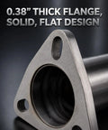 Hot Rod Ready Universal Exhaust Flange Repair Kit Built With Premium T304 Stainless Steel 0.38 inch thick flange design