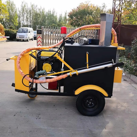 Road Crack Sealing Pro Intelligent Heating Asphalt Crack Filler For Highways And Driveways machine with heating hose