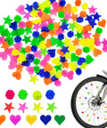 180 Pieces Colorful Bike Wheel Spoke Beads Clips For Kids Bicycle Spoke Decorations Easy Install Safe Non Toxic PP Plastic