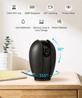 Indoor All-In-One Home Security Cam For Baby Monitoring And Pet Surveillance, 1080P HD Live View With Motion Detection