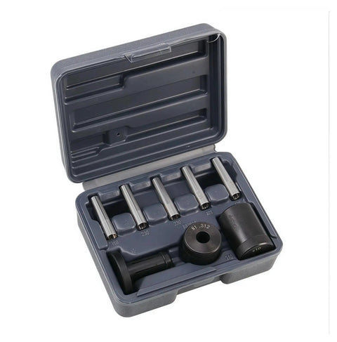 Bad Ass Universal 8 Piece Fuel Injector Seal Installation Tool Kit Fits Small To Large Engines 1 4 L Up To 6 2 L Includes Durable Stainless Steel Instruments Perfect Fit For 2010 Plus Car Models You Need In Your Garage Shop Right Now Today. open case with stainless steel injector seal tools